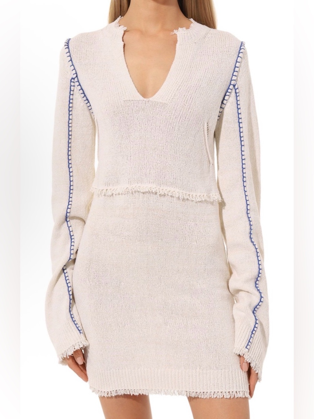 ZADIG&VOLTAIRE  Mini Knit Hiko Silk & Cotton Dress NWT Size XS